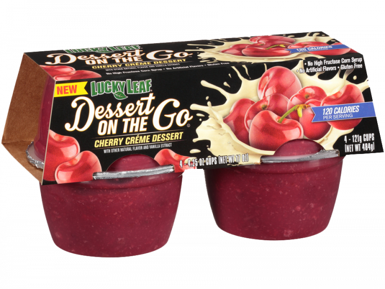 Peach Creme Dessert Lucky Leaf