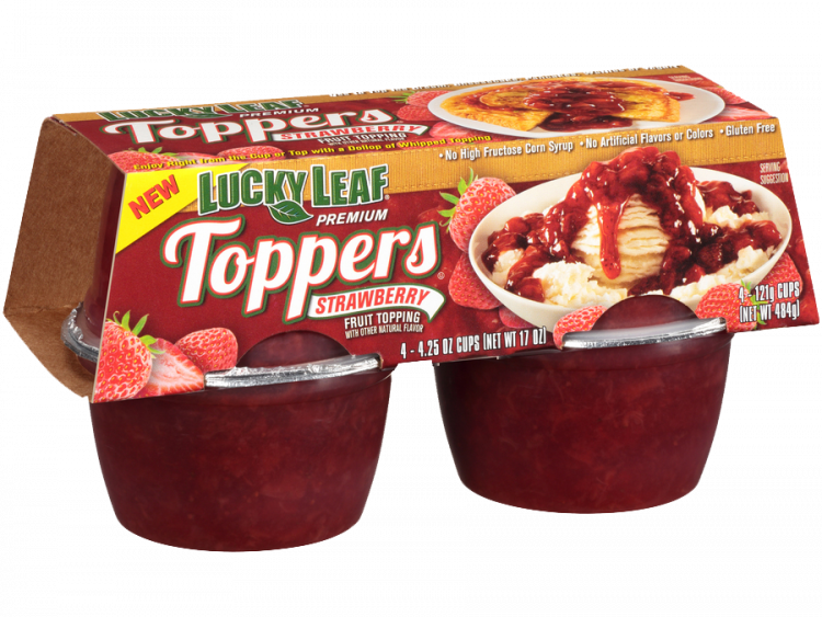 Toppers Strawberry Fruit Topping