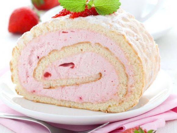 Strawberry Angel Roll