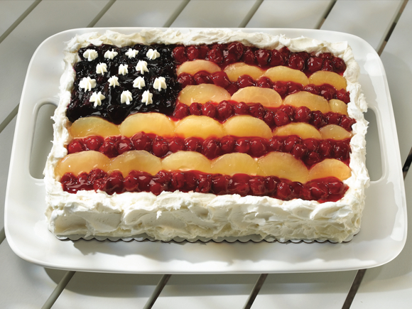 American Flag Cake