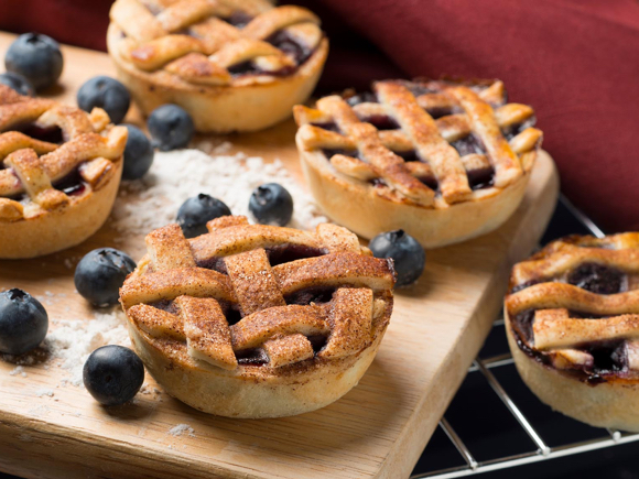 Baby Blueberry Pies