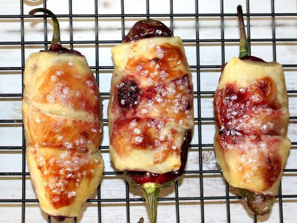 Berry and Brie Jalapeno Poppers