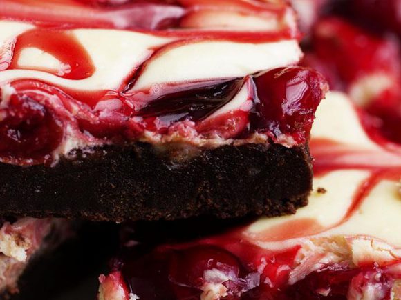 Cherry Cheesecake Brownies