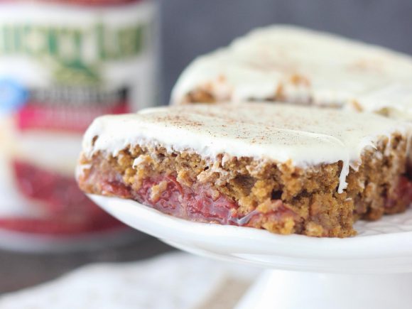 Cherry Gingerbread Bars