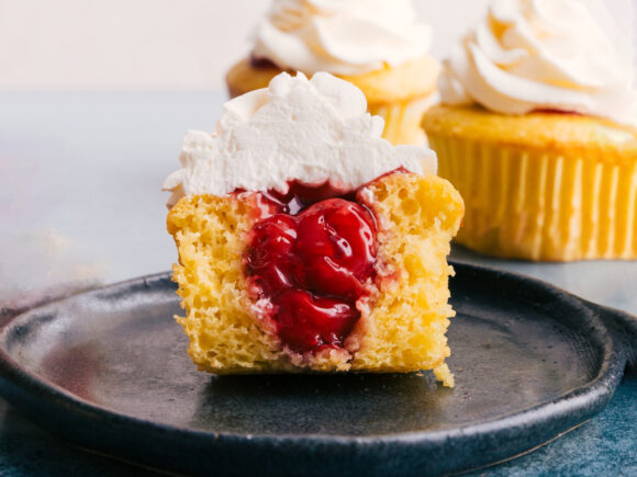 Cherry Lemon Cupcakes