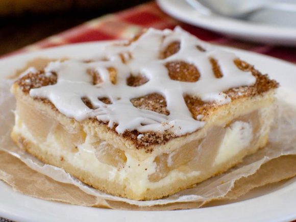 Cinnamon Sugar Apple Cheesecake Danish