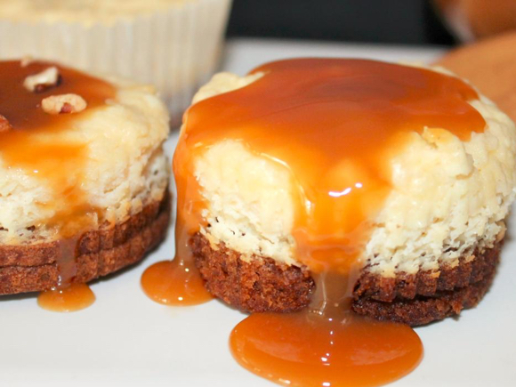 Ginger Snapple Mini Cheesecakes