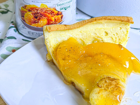 Peach Dutch Baby
