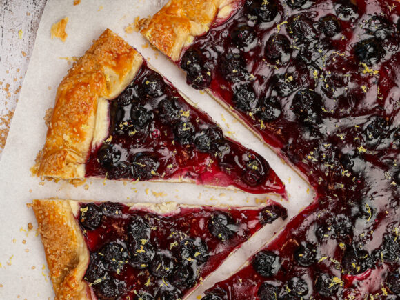 Blueberry Cheesecake Galette