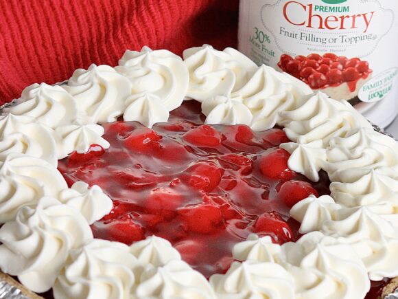 Easy No-Bake Cherry Cheesecake