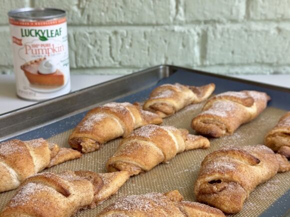 Pumpkin Cheesecake Crescent Rolls