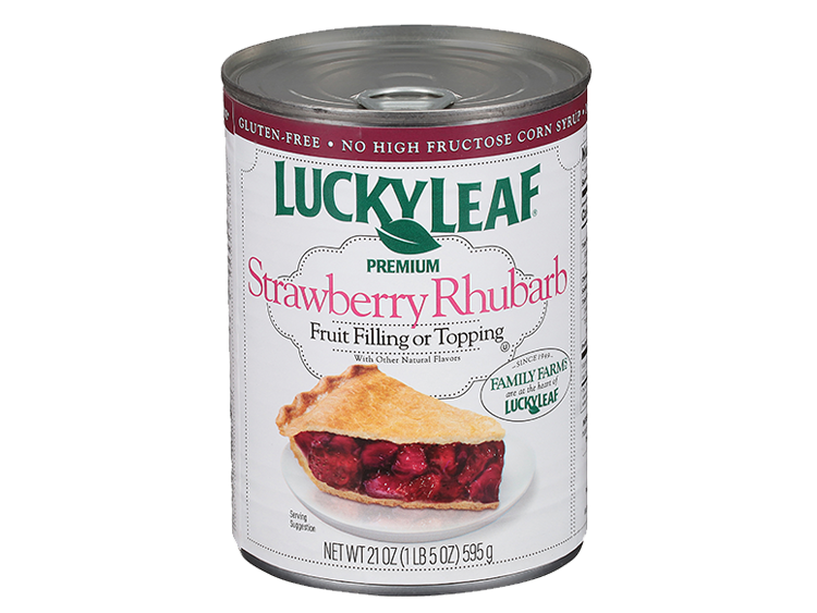 Premium Strawberry Rhubarb Fruit Filling or Topping
