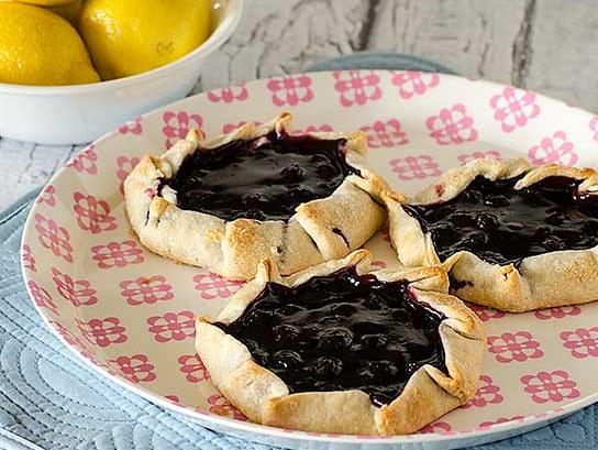 Mini Lemon Blueberry Crostatas