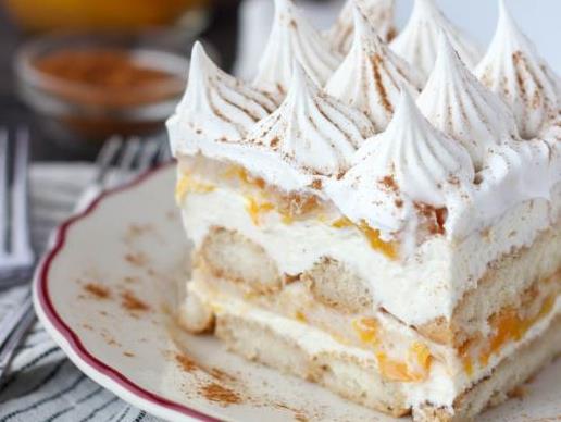 No-Bake Peach Icebox Cake