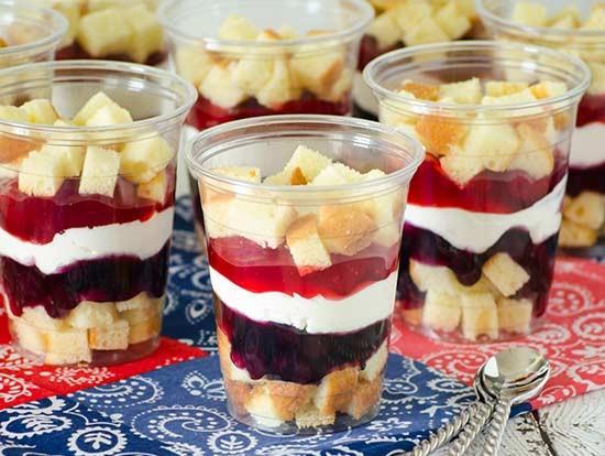 Patriotic Shortcake Parfaits