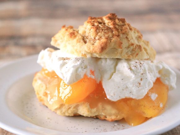 Peach Chai Shortcake