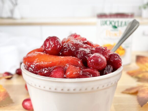 Peach Cranberry Sauce