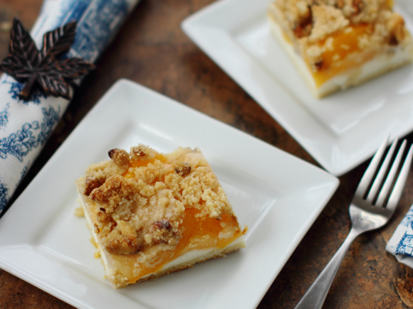 Peaches and Cream Bars