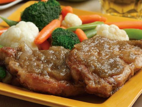 Pork Chops and Apple Sauce