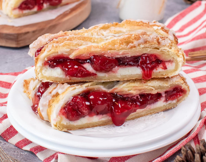 Cherry Cheesecake Danish