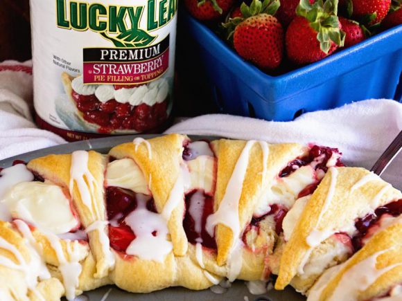 Strawberry Cheesecake Crescent Ring