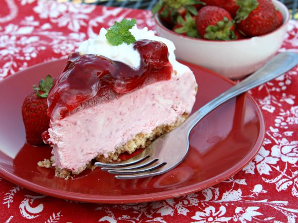 Strawberry Ice Cream Cake