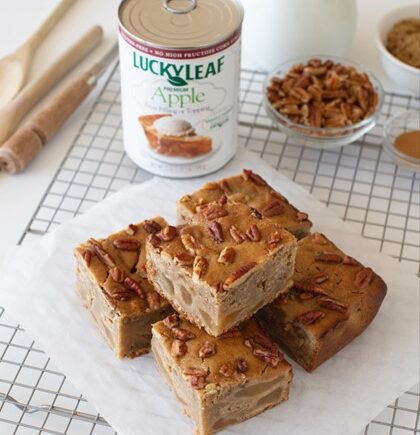 Brown Butter Apple Blondies