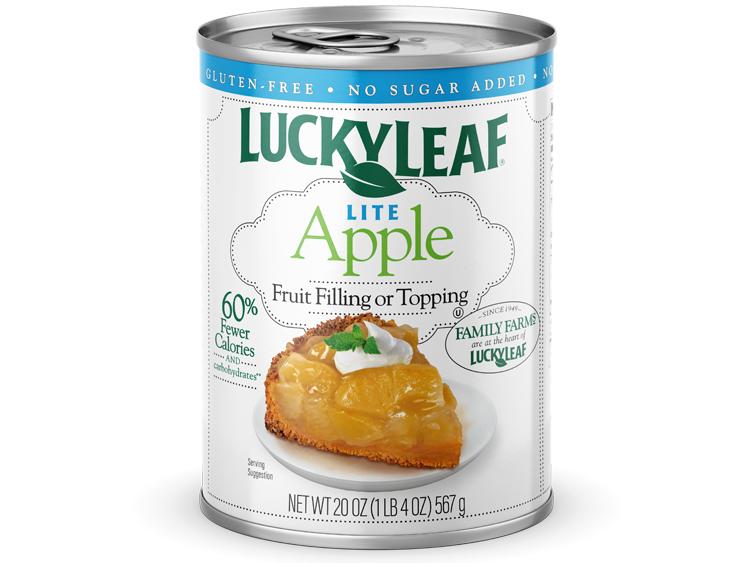 Lite/No Sugar Added Apple Fruit Filling or Topping