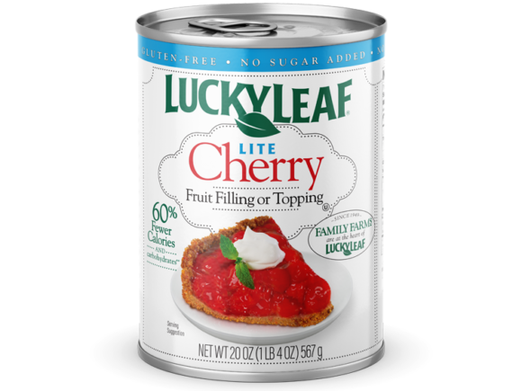 Lite/No Sugar Added Cherry Fruit Filling or Topping