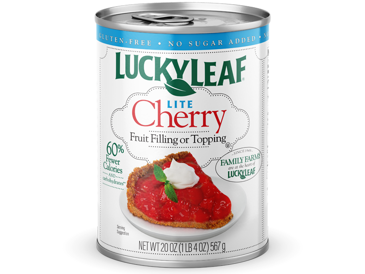 Lite/No Sugar Added Cherry Fruit Filling or Topping
