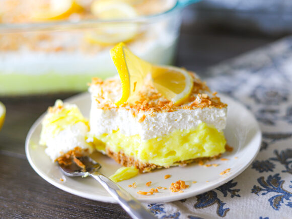 Lemon Coconut Cream Cheese Dessert