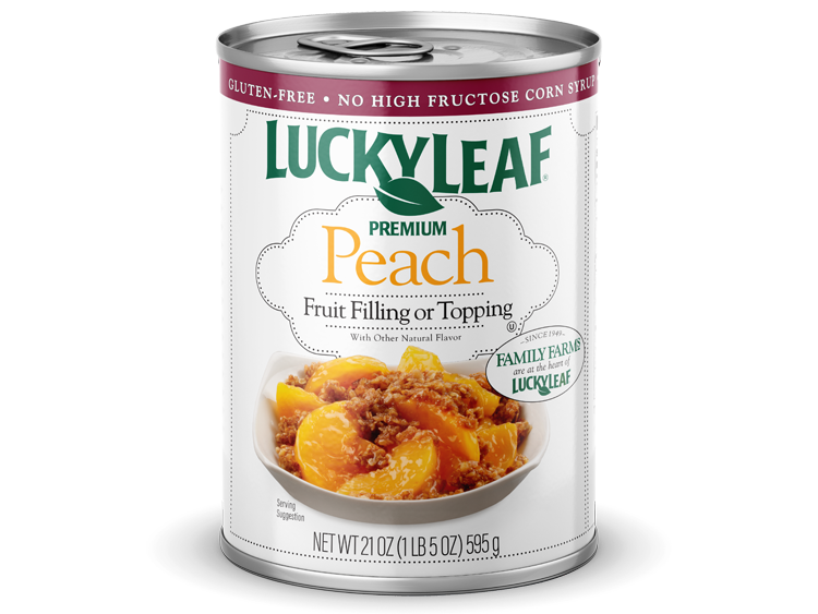 Premium Peach Fruit Filling or Topping