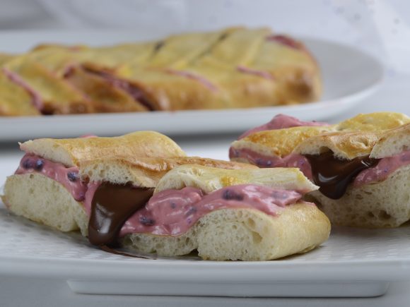 Dark Chocolate Raspberry Cream Cheese Danish